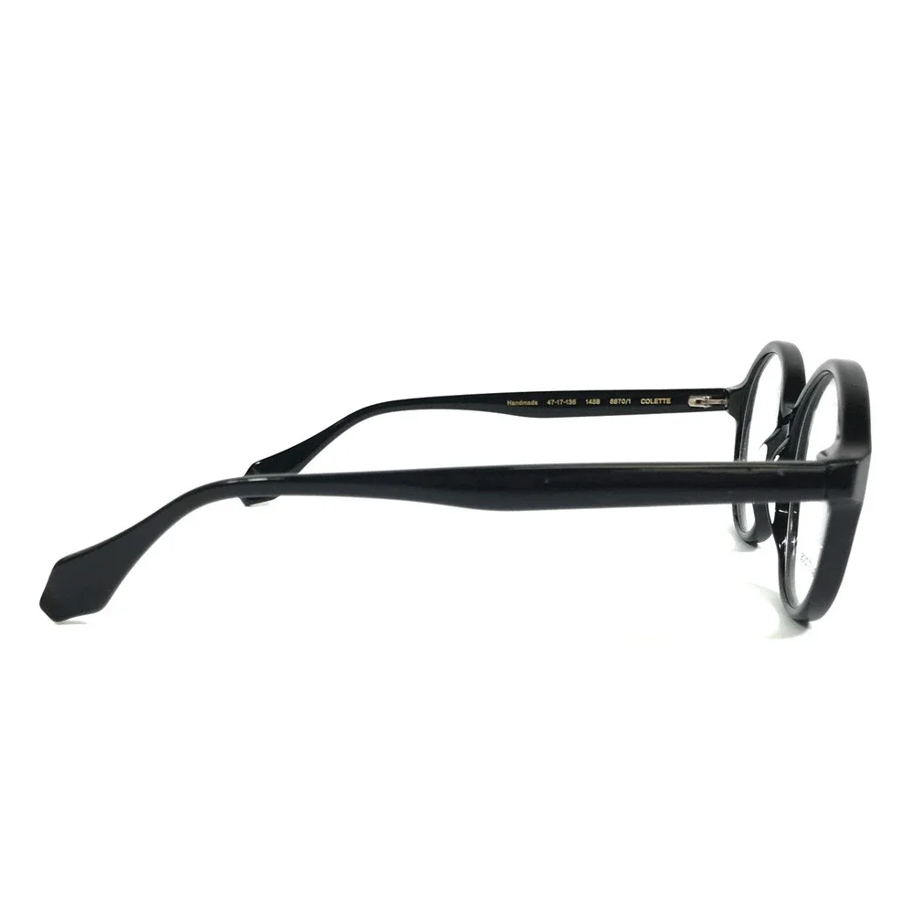 Gigi Studios Eyeglasses Frames COLETTE 6870/1 Black Round Full Rim 47-17-135
